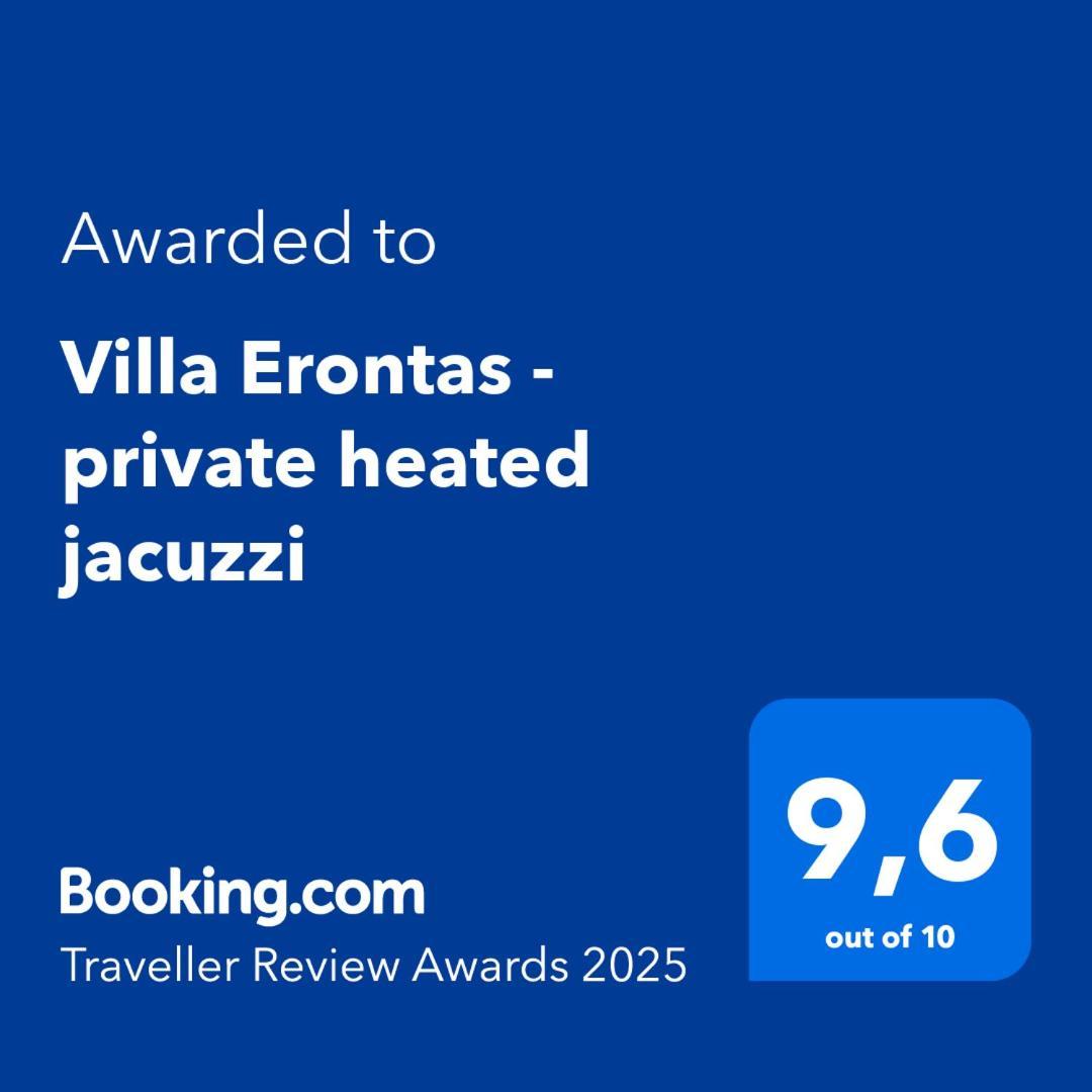 Villa Erontas - Private Heated Jacuzzi Makhairoí Exteriér fotografie